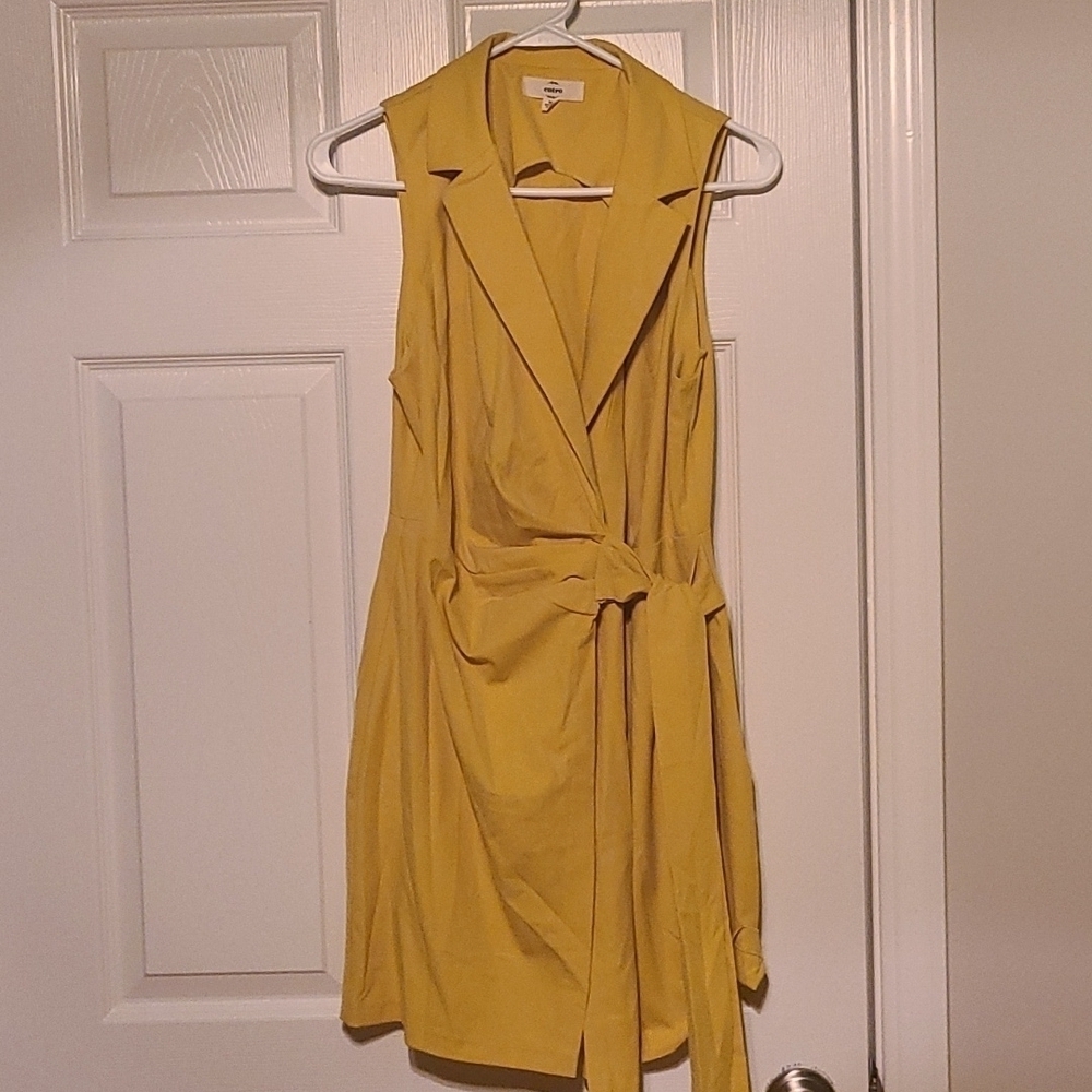 kiwi green wrap dress NEW ENTRO​​​​​